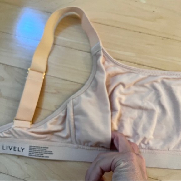 Lively Eco Staright UpBusty Bralette in Toasted Almond 1 ( 30DD/32DDD) - Picture 7 of 8